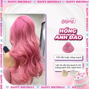 Thuốc Nhuộm Tóc Màu HỒNG ANH ĐÀO