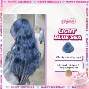 Thuốc nhuộm tóc XANH KHÓI - LIGHT BLUE SEA