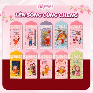 Combo 5 Bao Lì Xì Dễ Thương - Tết Giáp Thìn 2024