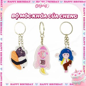 Móc Khóa Cheng & Chen xinh xắn, dễ thương-Chenglovehair, Chenglovehairs