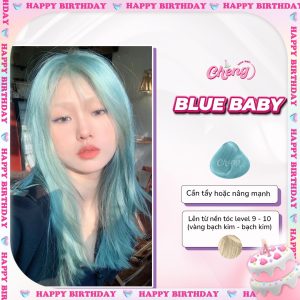 Thuốc Nhuộm Tóc Màu BLUE BABY