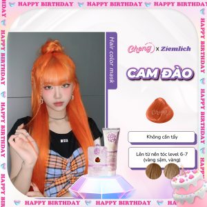 Thuốc nhuộm tóc màu CAM ĐÀO- ORANGE PEACH