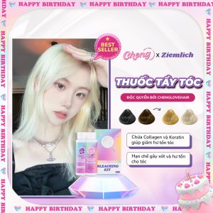 Thuốc Tẩy Tóc ZIEMLICH Bleaching Powder Collagen & Keratin Tẩy Cực Êm, Lên Cực Chuẩn