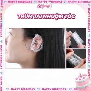 1 đôi trùm tai nhuộm tóc - dụng cụ nhuộm tóc | Chenglovehair, Chenglovehairs