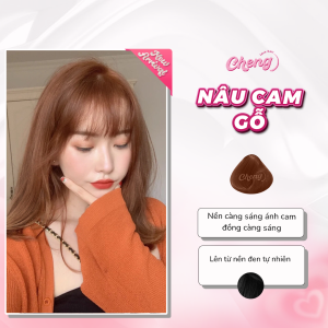 Thuốc Nhuộm Tóc Màu NÂU CAM GỖ Không Tẩy | Chenglovehair, Chenglovehairs